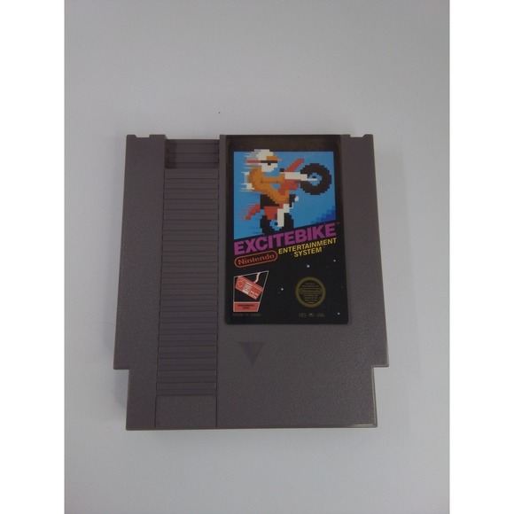 Nintendo Other - Excitebike Nintendo NES Video Game Cartridge NES-EB-USA 3 Screw Used Tested